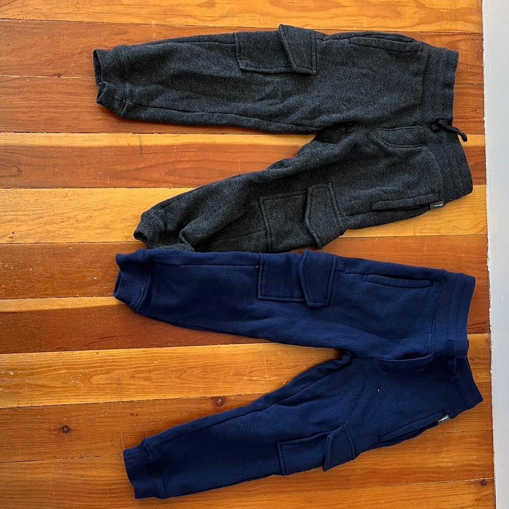 Eddie Bauer Kids Cargo Joggers - Charcoal and Navy